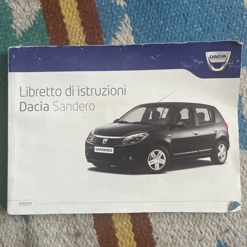 Dacia sandero 2009 libretto - dacia,